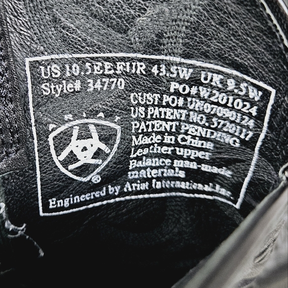 ARIAT | 34770 Heritage round toe cowboy western pullon leather boots - Picture 11 of 14